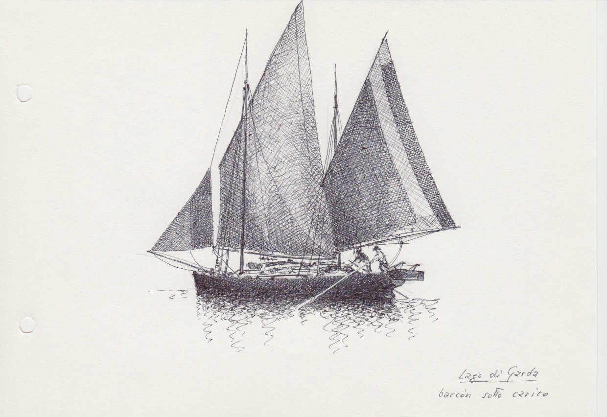 191-Lago di Garda - barcon sotto carico
